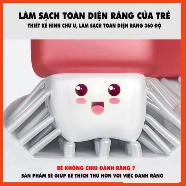 Bàn Chải Đánh Răng Chữ U Silicon Cho Bé