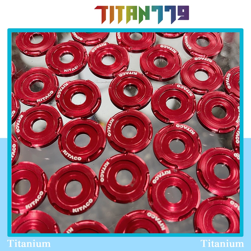 Long đền nhôm KITACO cnc 6li 8li 10li 12li 14li, long đền 6li lốc máy