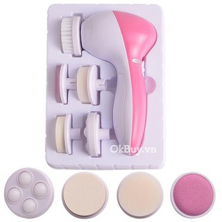 Máy massage 5in1 nhỏ - Dụng cụ massage mặt đa năng