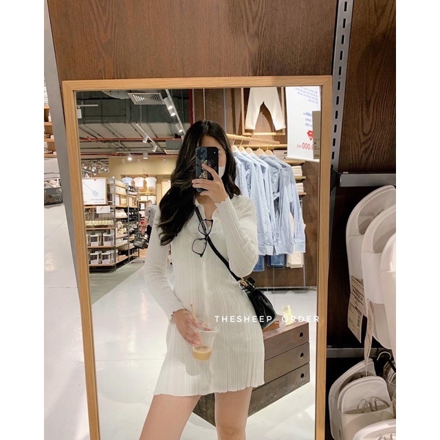 Váy body trắng