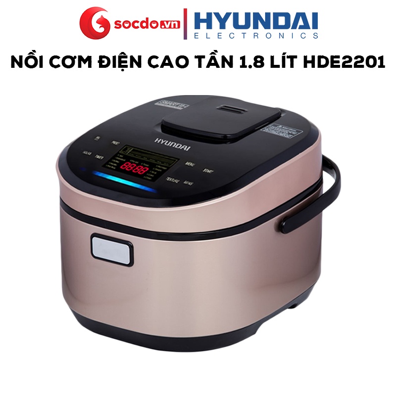 Nồi Cơm, Nồi Cơm Điện Cao Tần HYUNDAI - HDE, Dung Tích 1.5 Lít & 1.8 Lít [ Hàng chính hãng ]