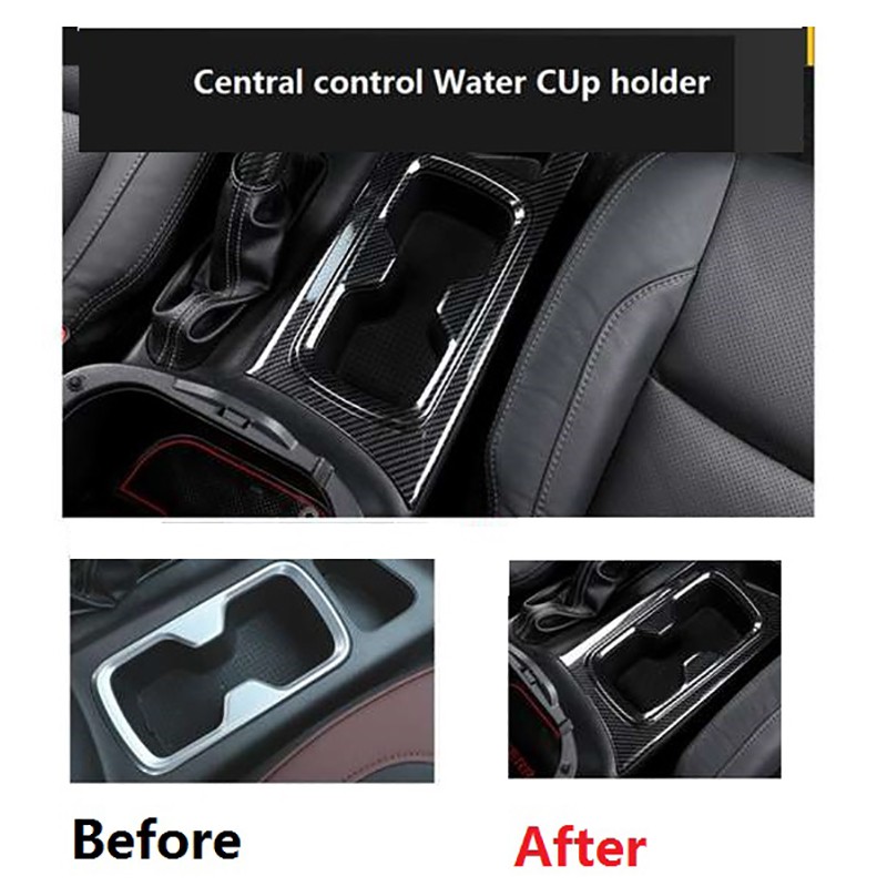 Giá đỡ cốc nước bằng sợi carbon cho xe ô tô Nissan navara Np300 16-19