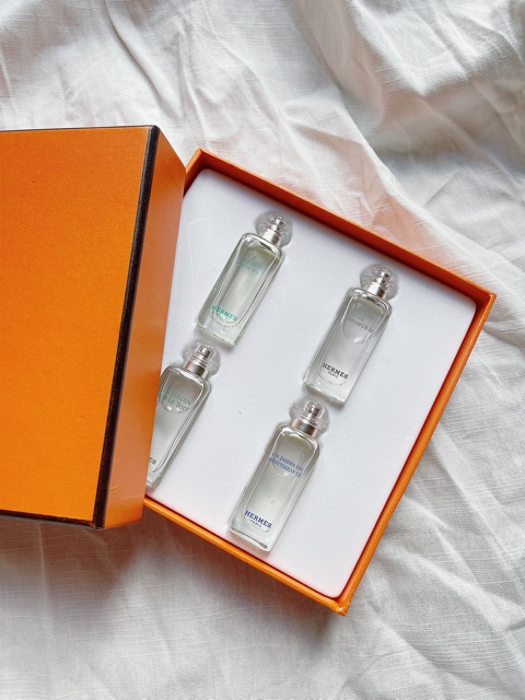 Set nước hoa mini Hermes La Collection Des Parfums Jardins 7,5ml x 4 chai