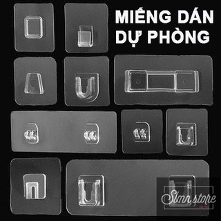 01 Miếng dán tường thay thế, miếng dán dự phòng cho kệ nhà tắm, kệ nhà bếp, giỏ inox, kệ góc tường. SD4-MD
