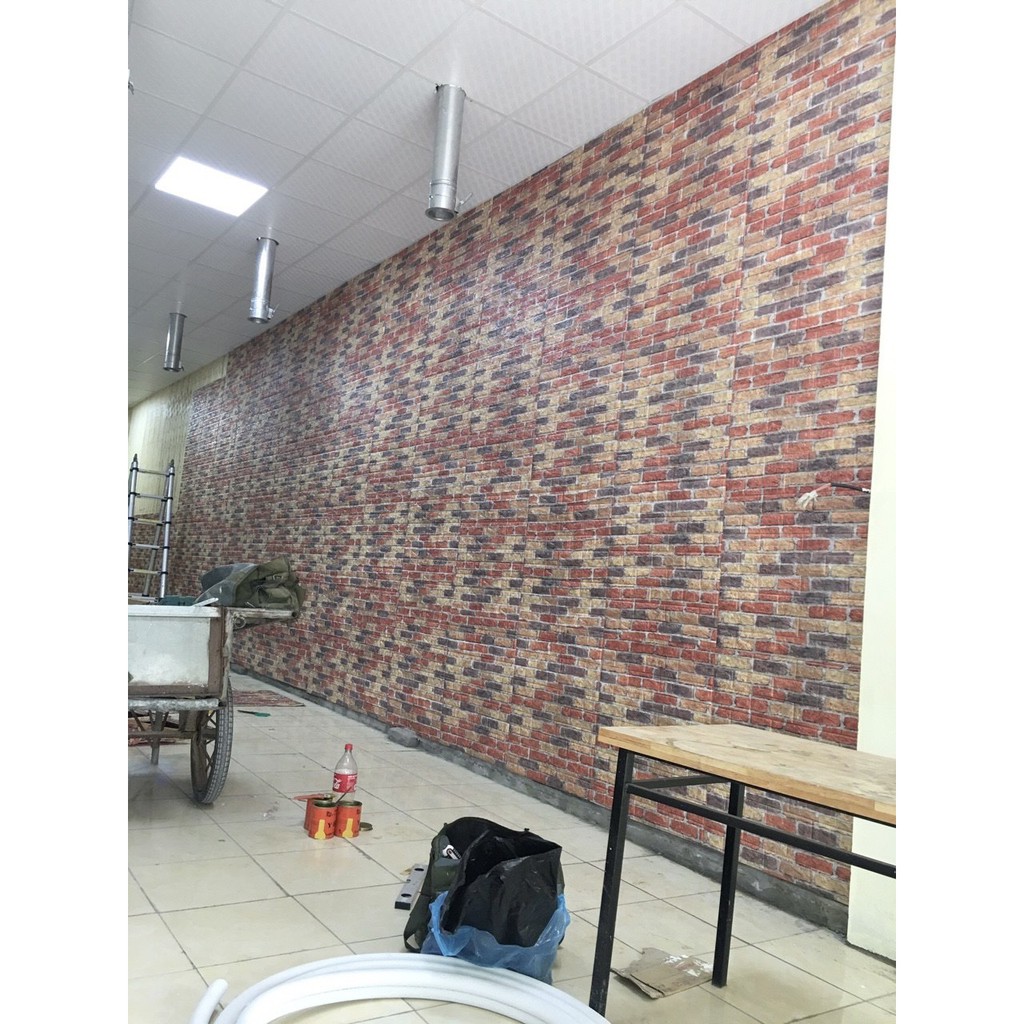XỐP DÁN TƯỜNG 3D GIẢ ĐÁ LOẠI DÀY Chất Lượng Giá Rẻ