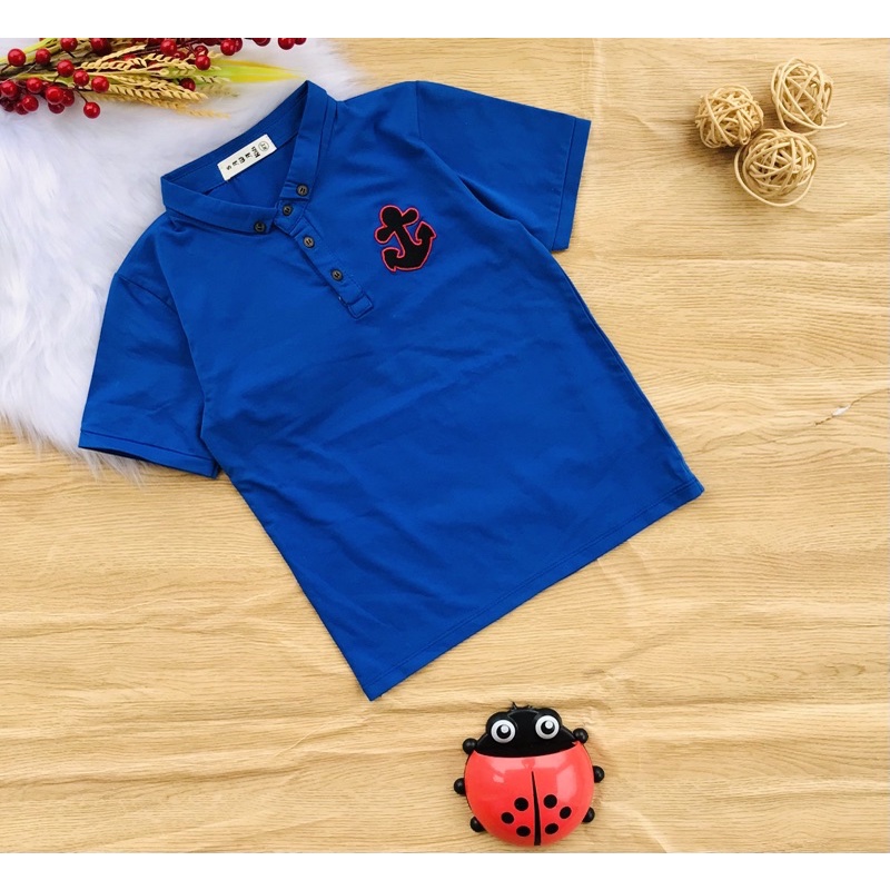 🚑 Áo cổ trụ cotton shop cho bé trai từ 8-25kg