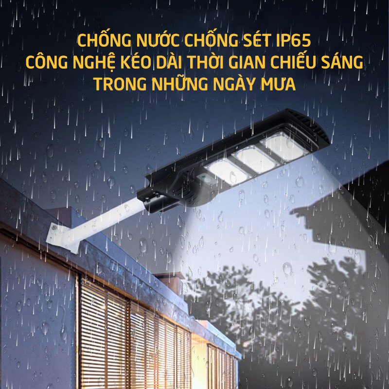 Đèn đường năng lượng mặt trời công suất 200W, 150W 120W, 90W, 60W, 30W cảm ứng tấm pin năng lượng mặt trời HL156