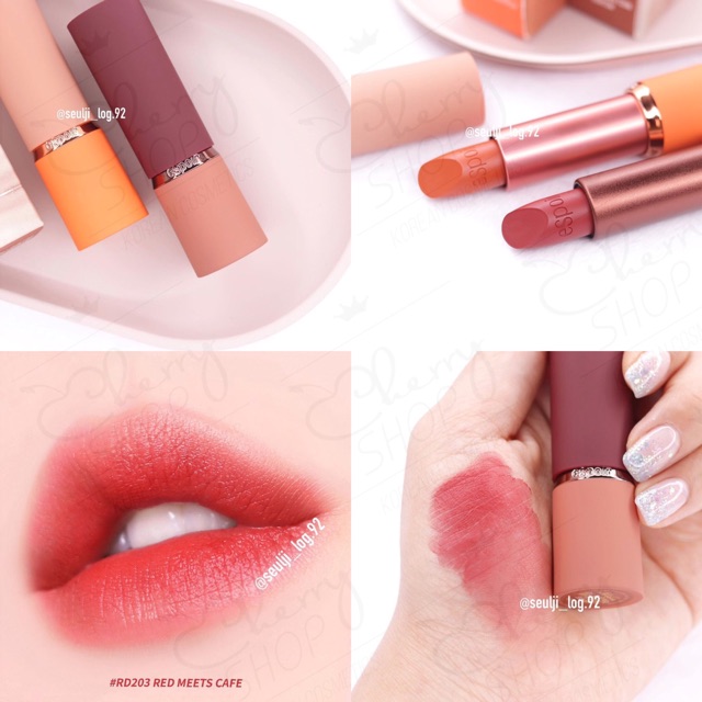 Son thỏi lì Espoir Lipstick No Wear Gentle Matte