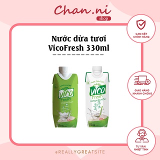 Nước dừa tươi Vico Fresh hộp 330ml