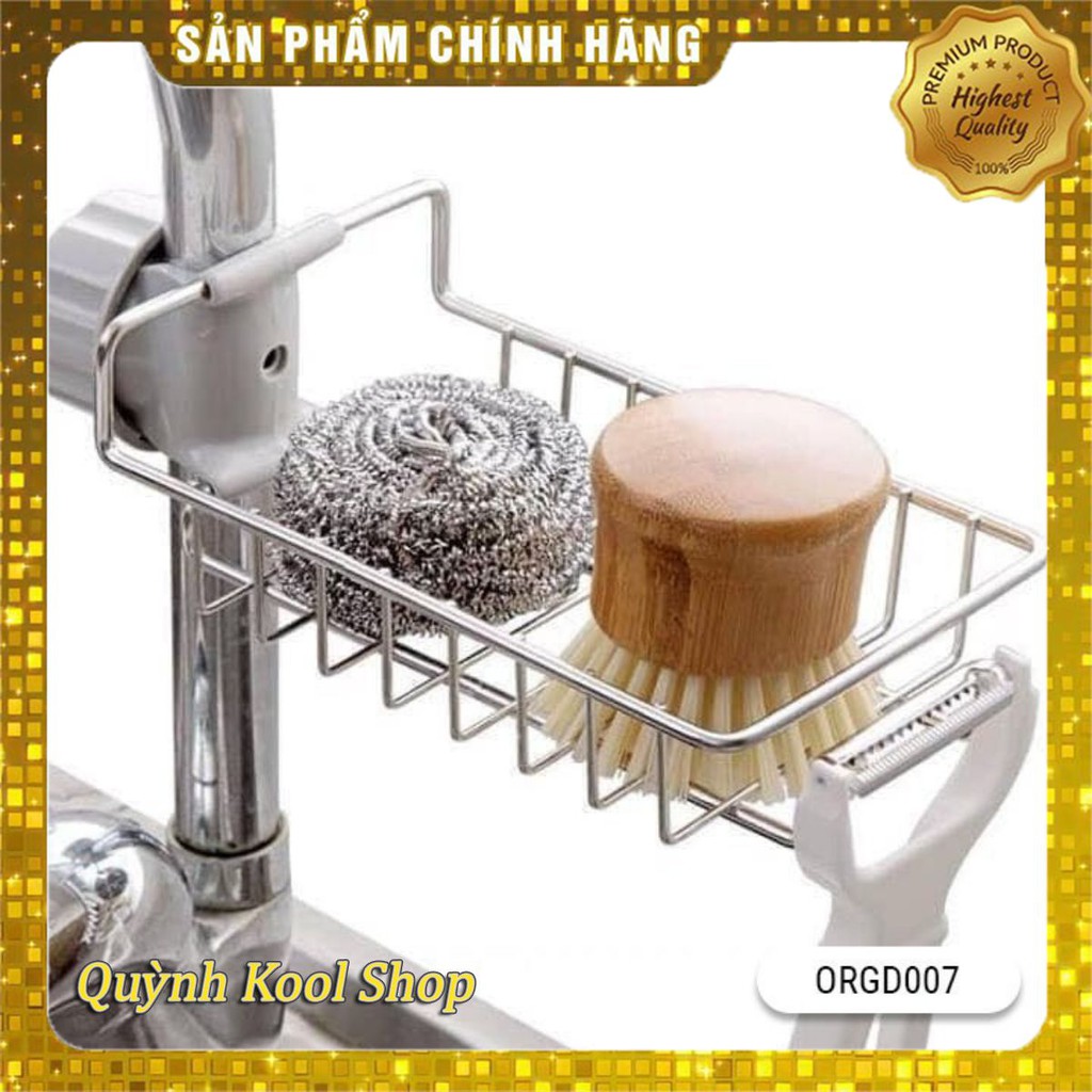 💖FREESHIP💖Giỏ Inox Để Bồn Rửa Bát