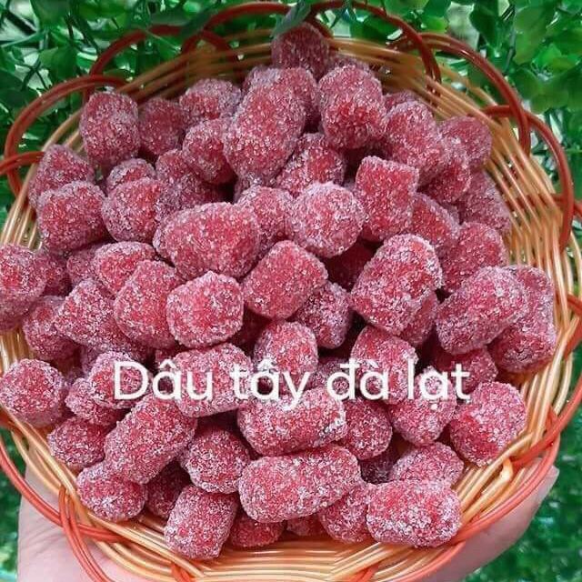 Sỉ 2Kg kẹo dâu Tây Đà lạt chua ngọt siêu ngon