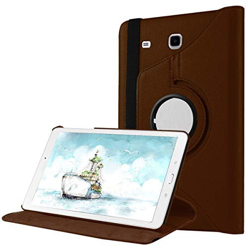 Ốp bảo vệ  360 độ bằng da dành cho Samsung Galaxy Tab E 8.0 T375 T377 T378 T377A T377V T377T T377P T377R