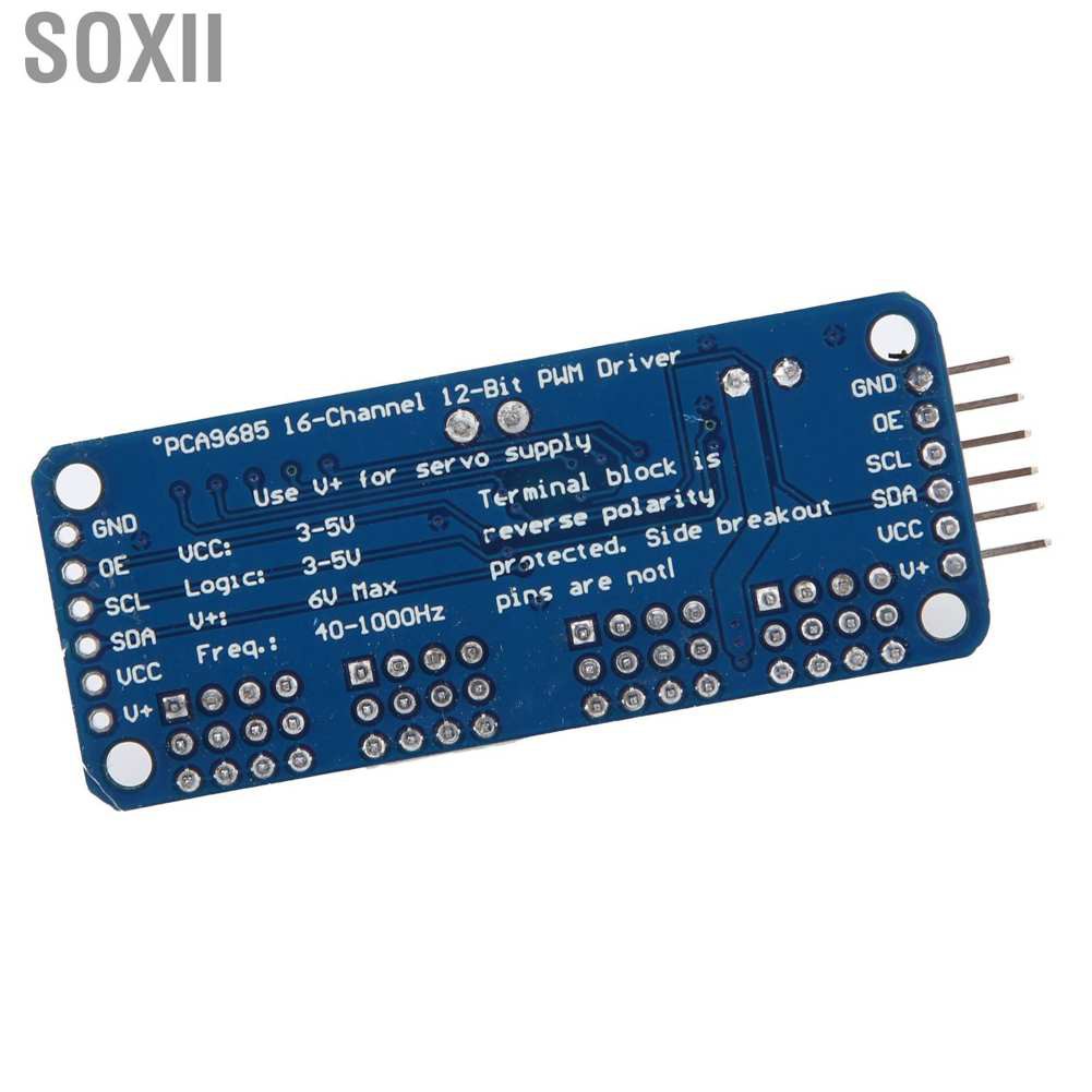 Mô Đun Điều Khiển Động Cơ Servo Soxii Pwm 16 Giao Diện Iic Pca9685 Cho Robot