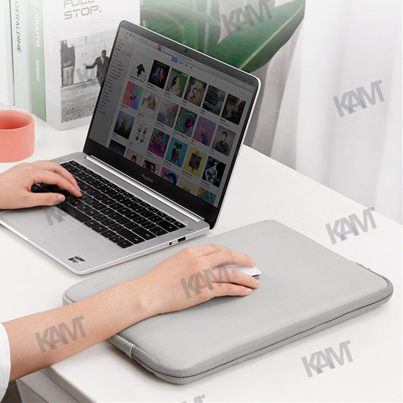 Túi Da PU Đựng Laptop Chống Sốc Chống Thấm Nước Kam 11 / 12 / 13.3 / 14 / 15.6 / 16 / 17 inch