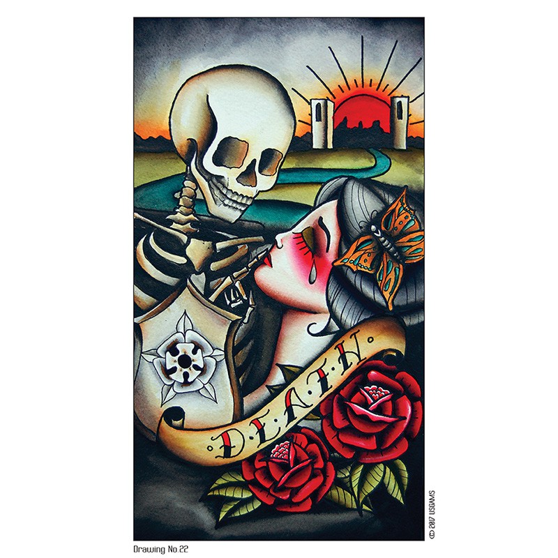 Bộ Bài Eight Coins Tattoo Tarot (Mystic House Tarot Shop) - Bài Gốc Authentic Chính Hãng 100%