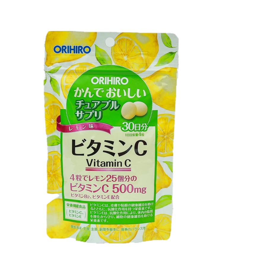 Viên uống Vitamin C Orihiro dạng túi 120 viên