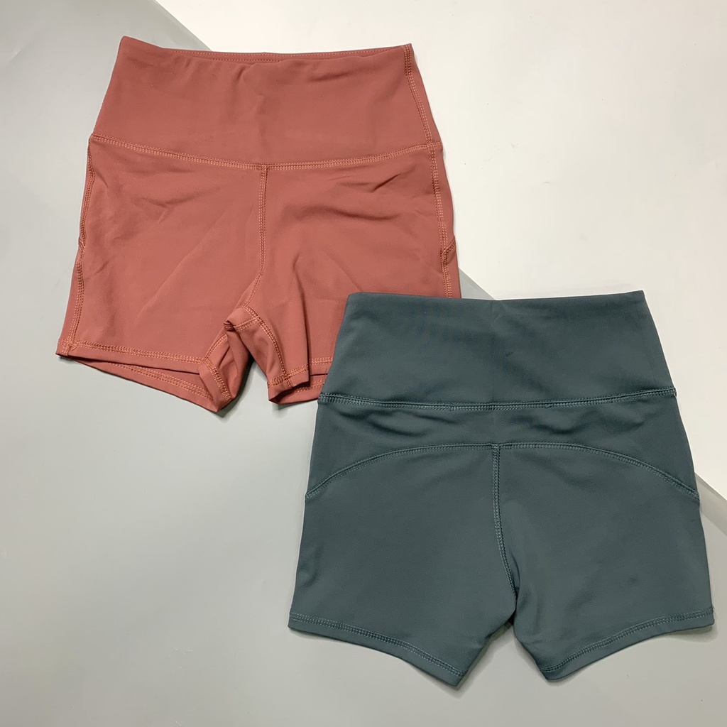 Quần Shorts Tập Gym Nữ Lưng Cao Ôm Body QST