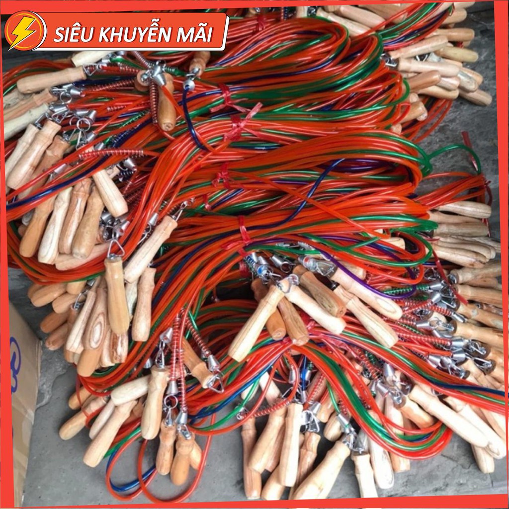01 CHIẾC DÂY NHẢY THỂ DỤC CÓ LÒ XO, DÂY NHẢY BÁN SỈ/BUÔN