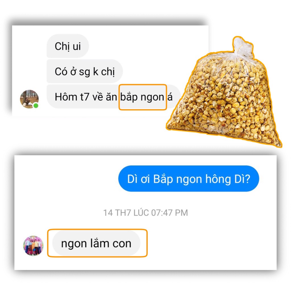 ❌PHẢN HỒI❌ Bắp Nổ Truyền Thống ăn vặt  500-1000gr