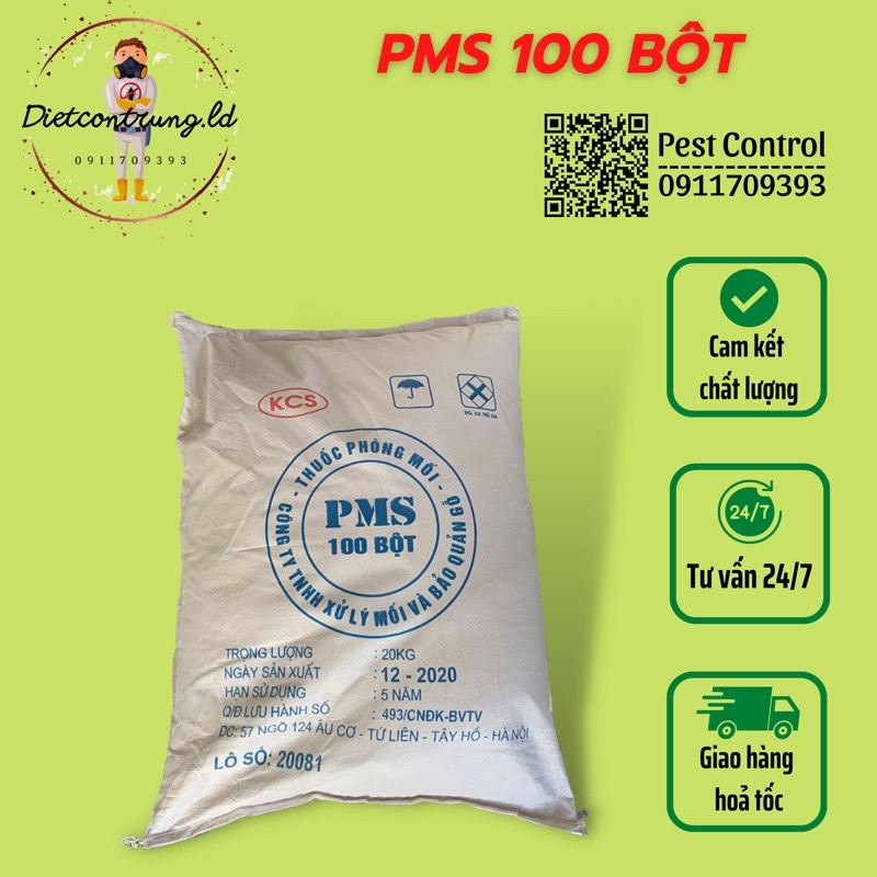 Thuốc trừ mối PMS 100 bao 20kg