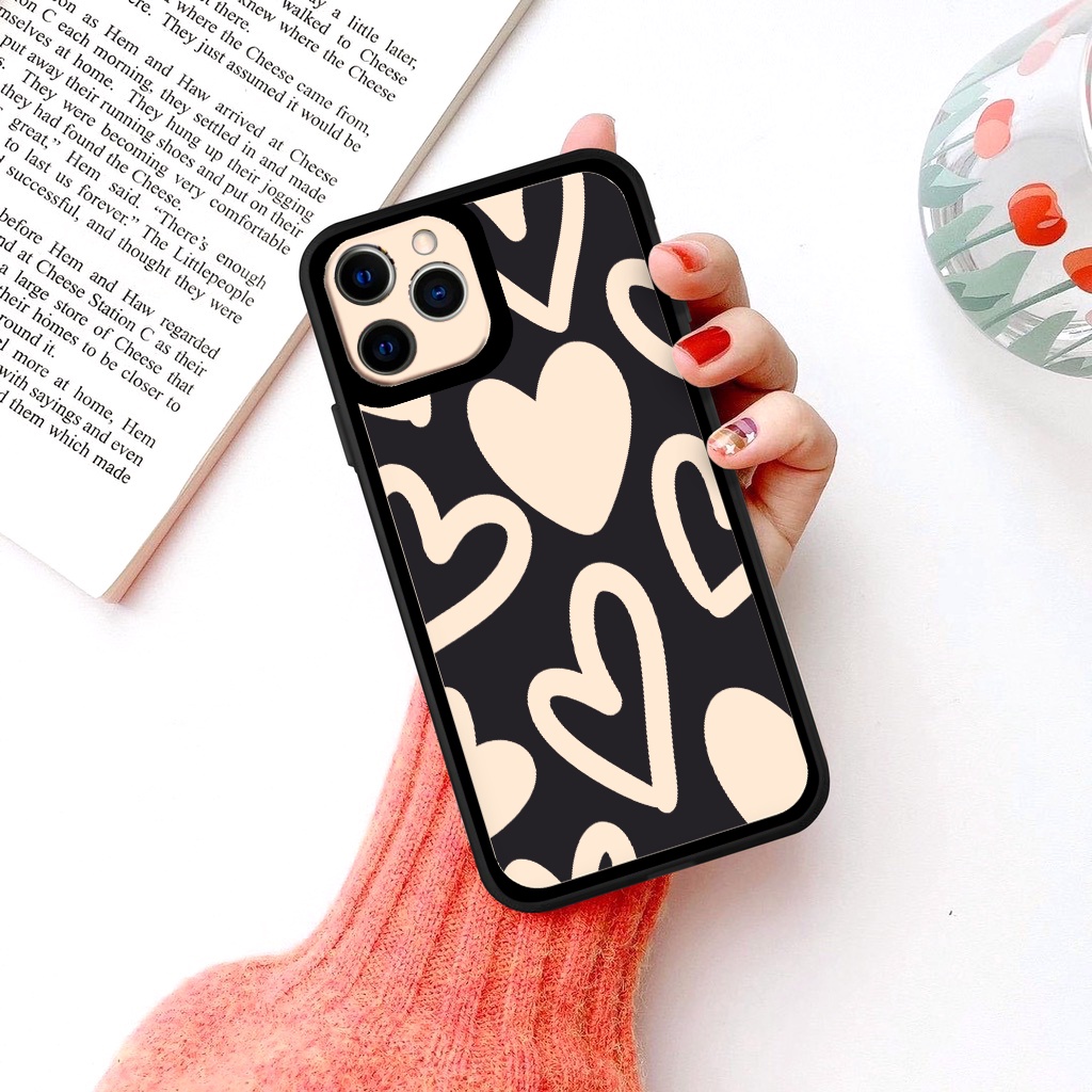 Ốp lưng iphone Sticker Hoa Tym cạnh vuông dẻo ip 6splus/7/7plus/8/8plus/x/xr/xs/11/12/pro/max/plus/13promax tr153