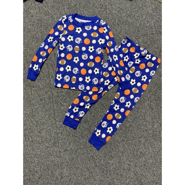 Bộ ngủ (sleepwear) bé trai xuất dư size 2y-5y (11-17kg)