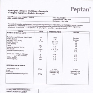 Collagen thuỷ phân dạng bột