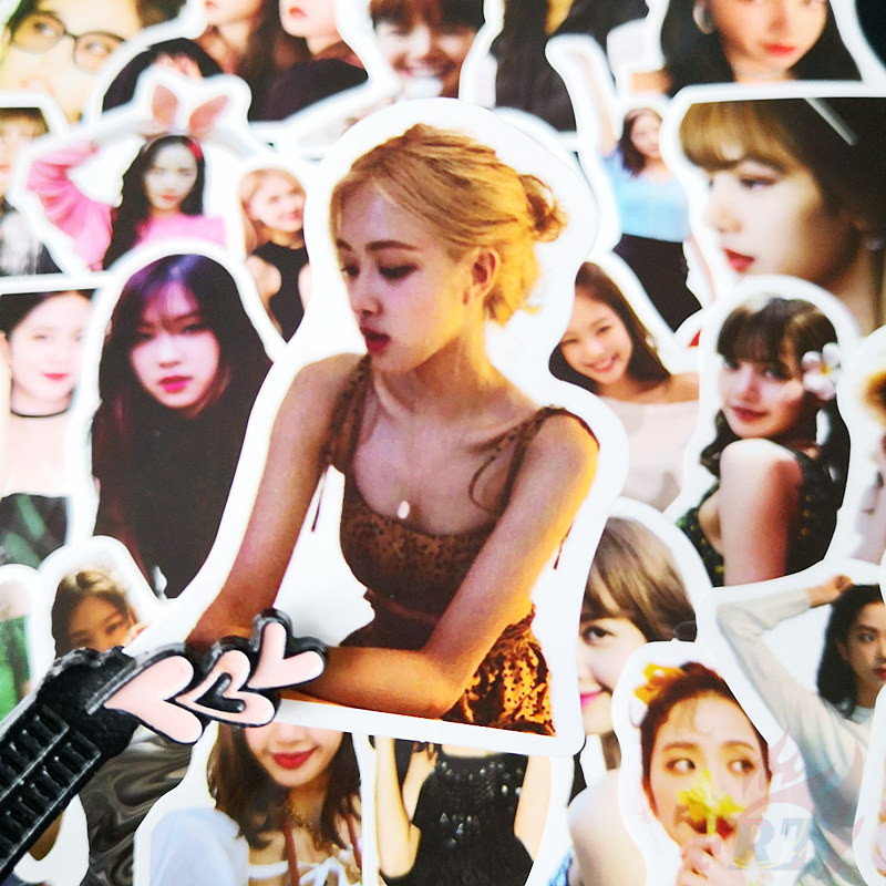 Bộ 30 Sticker Nhóm Nhạc Blackpink Dán Trang Trí Sổ Lưu Niệm