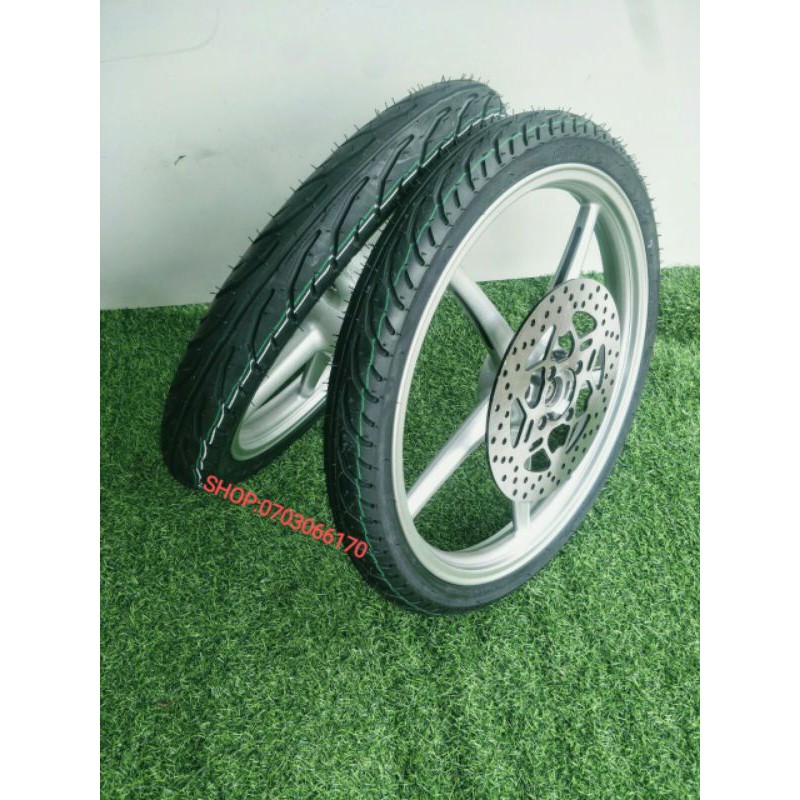 CẶP BÁNH MÂM ENKEI 1.4 1.6 GẮN XE EXCITER 150,135 VỎ CRV K RUỘT 60.70 KÈM ĐĨA TRƯỚC.