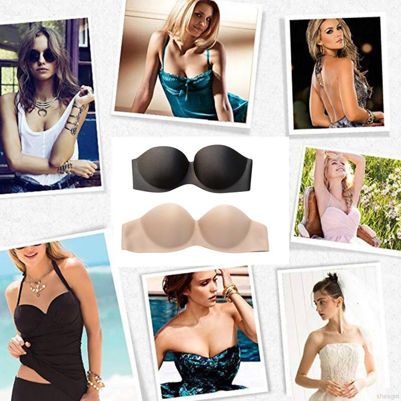 Miếng Dán Ngực Không Dây Không Đường May Chống Trượt Cho Nữ