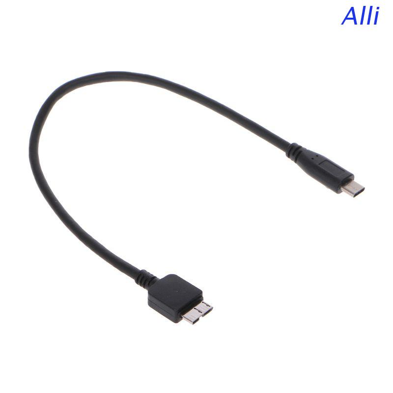 Cáp chuyển đổi dữ liệu Type-C sang Micro B USB3.0 cho ổ cứng HDD Samsung Pentax Phone Camera