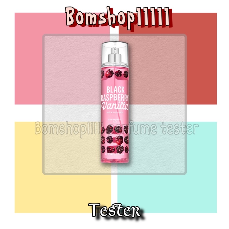 🍁BOM🍁 Xịt Thơm Toàn Thân Bath & Body Works - Black Raspberry Vanilla