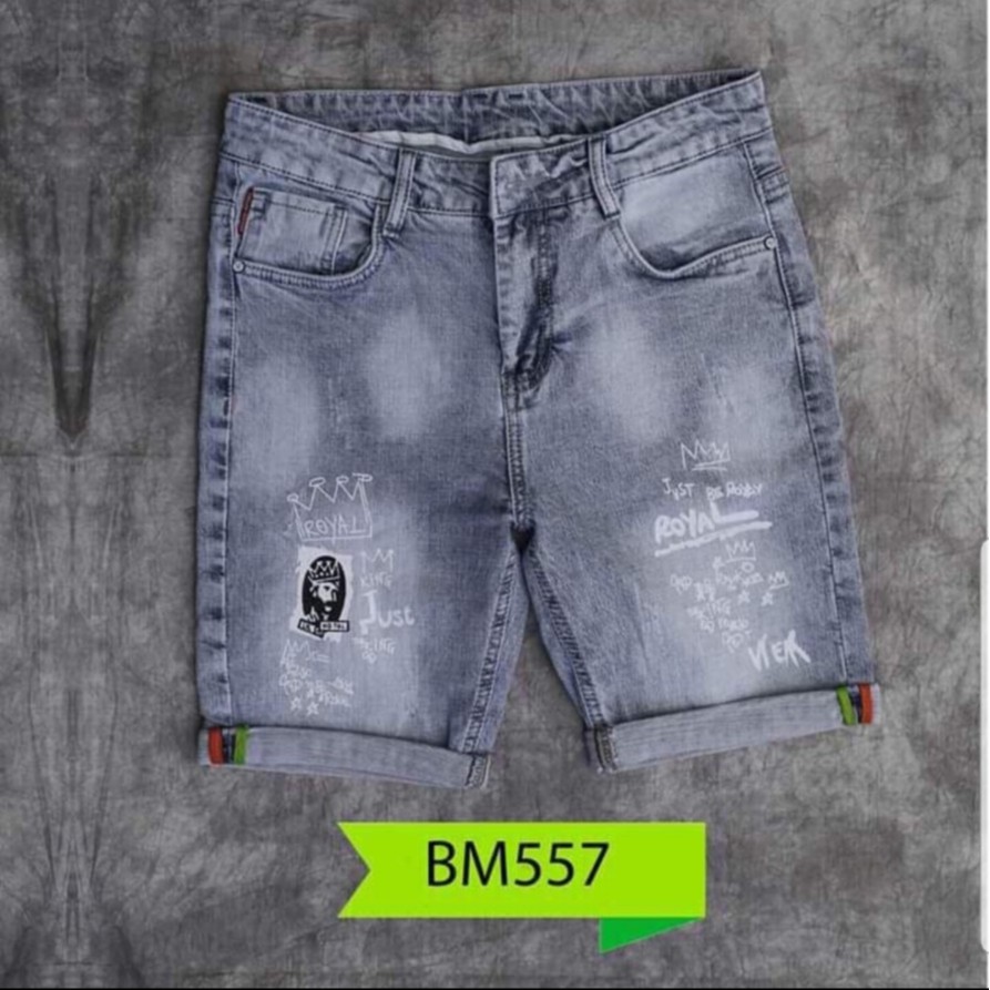 Quần Short Nam Quần Shot Jean SHORT JEAN NAM Cao Cấp Teen Group MS 557