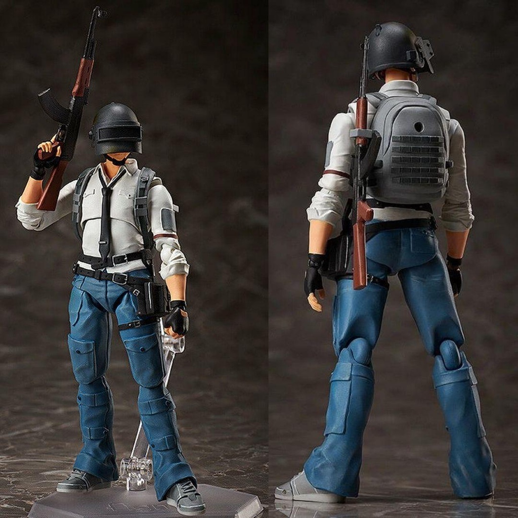 Mô hình PlayerUnknown's Battlegrounds The Lone Survivor 15cm SP188 Figma GOOD SMILE CHÍNH HÃNG NHẬT PUBGFM01