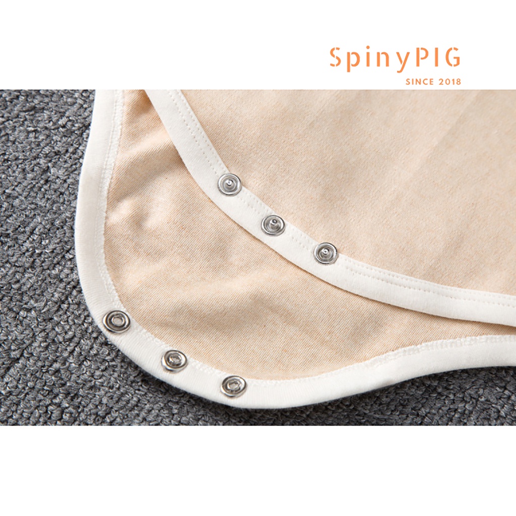 Bộ body chip dài tay cho bé 0-2 tuổi cotton hữu cơ tự nhiên không chất tẩy nhuộm an toàn cho bé