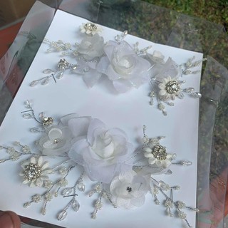 bộ cài tóc cô dâu hoa von