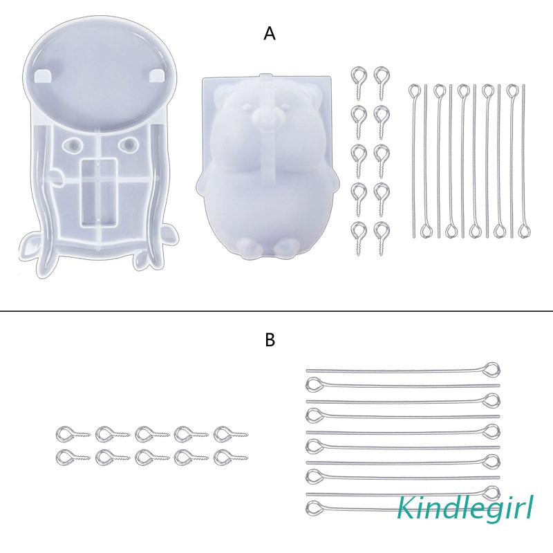 Khuôn Silicone Hình Chú Heo Xoay Làm Đồ Thủ Công DIY