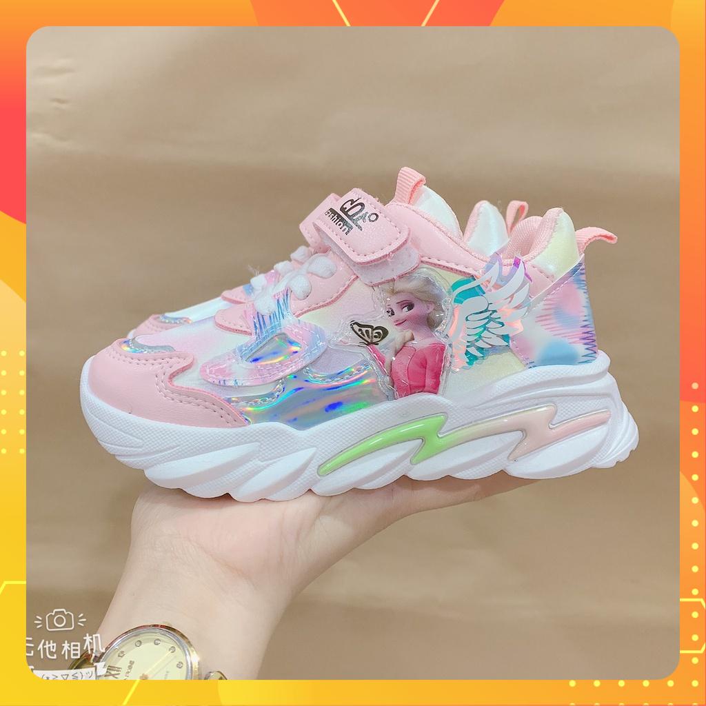 Giày thể thao trẻ em cho bé gái | giày qoai dán, thời trang - Lebi Shop Giày Elsa 613