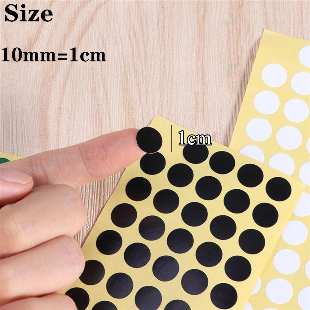 Nhãn Dán Đánh Dấu Hình Tròn Cỡ Nhỏ 10Mm Màu Sắc Xinh Xắn Tiện Dụng Cho Trường Học / Văn Phòng