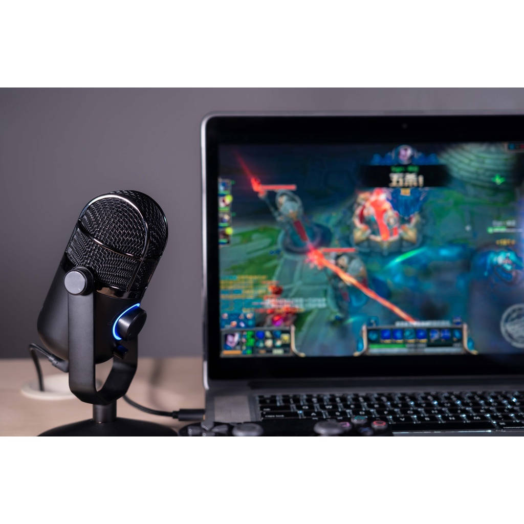 [Mã ELHACE giảm 4% đơn 300K] Microphone Live Stream Mdrill Dome M3 Plus Jet Black 96Khz