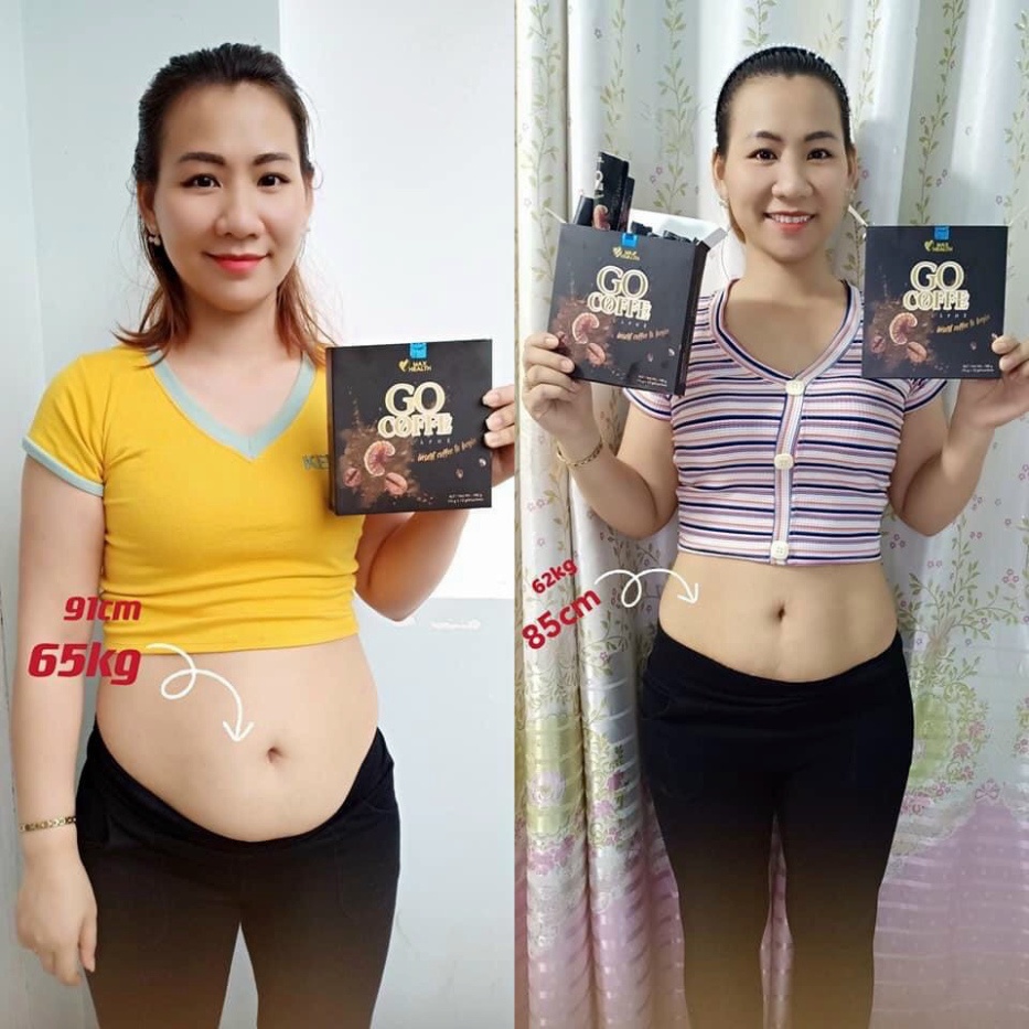 CHÍNH HÃNG - Giảm cân GO CAFFE 16g/12 gói - ĐÀO THẢI MỠ THỪA KHI ĐI VỆ SINH.TỐT CHO SỨC KHỎE