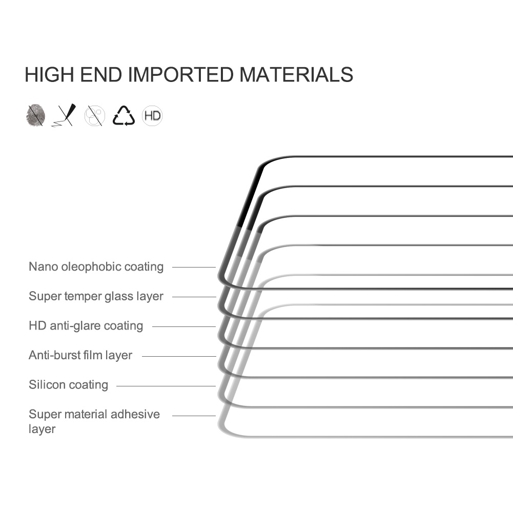 Kính cường lực Nillkin 9H bảo vệ màn hình cho Realme GT NEO 3