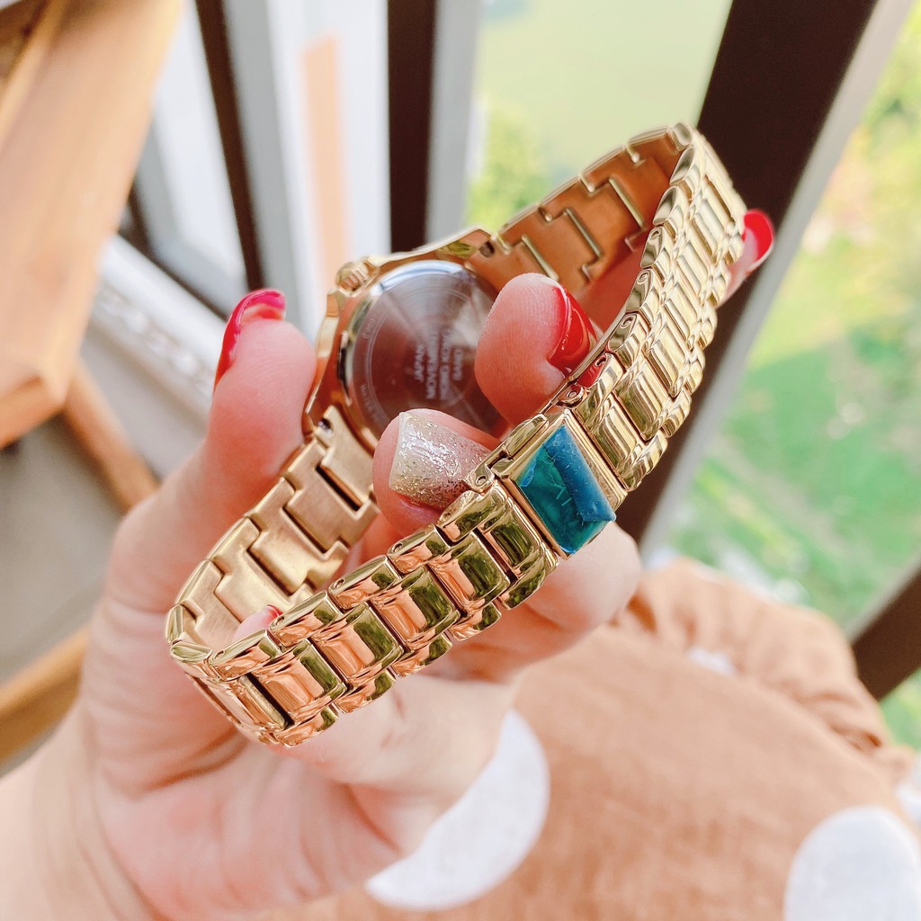 Đồng hồ nữ chính hãng Bulova 98L220 - Máy Quartz pin - Kính cứng