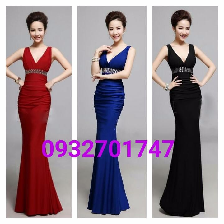 S,M,L,XL đầm dạ hội đính đá sang trọng
