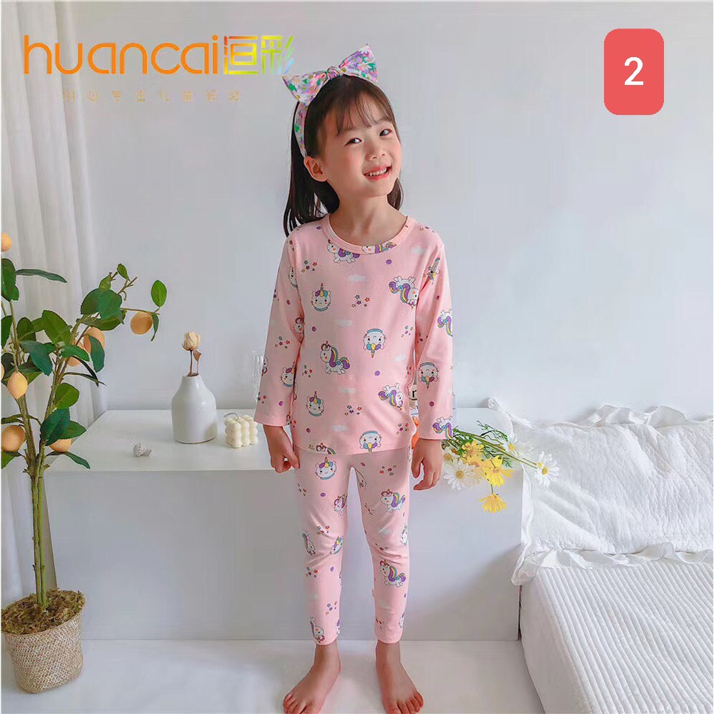 [Hàng cực đẹp giảm giá sốc] Bộ quần áo dài tay thu đông  cotton mịn cho bé trai bé gái hàng Quảng Châu mẫu mới nhất