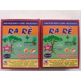 Hộp 10 gói phân bón vi lượng roots - ra rễ hiệu đầu bò