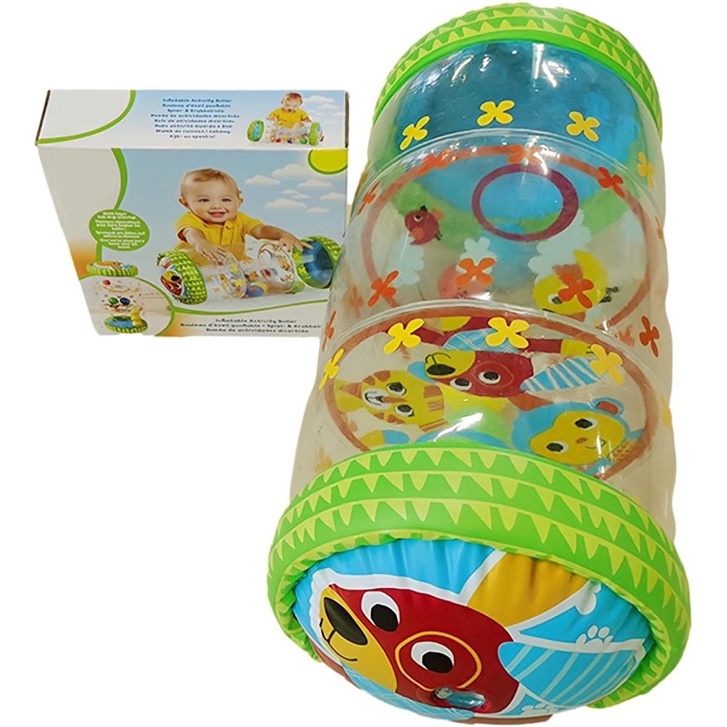 Đồ Chơi Thảm Bóng Lăn Bơm Hơi Hỗ Trợ Vận Động Di Chuyển Cho Bé Tập Bò - Bruin - Inflatable Activity Roller