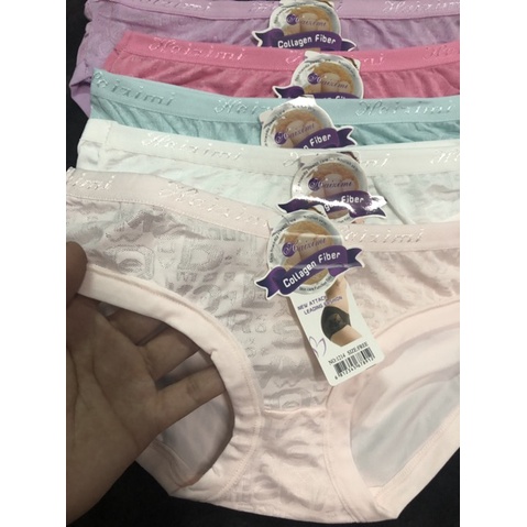 Combo 10 quần lót, quần chíp Nữ cotton lưng cạp vừa hoa chạm mềm mịn co dãn 4 chiều mặc siêu êm.