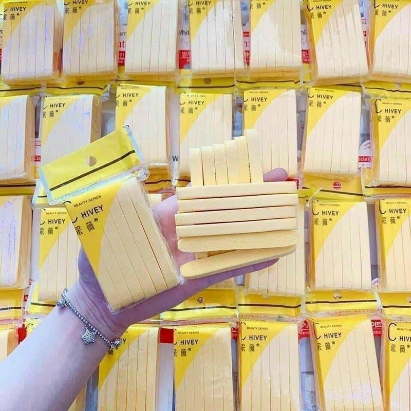 (COMBO 10 GÓI )BÔNG MÚT RỬA MẶT GÓI LẺ