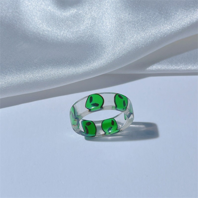 Nhẫn Nhựa Hình Ếch Hoạt Hình Sáng Tạo